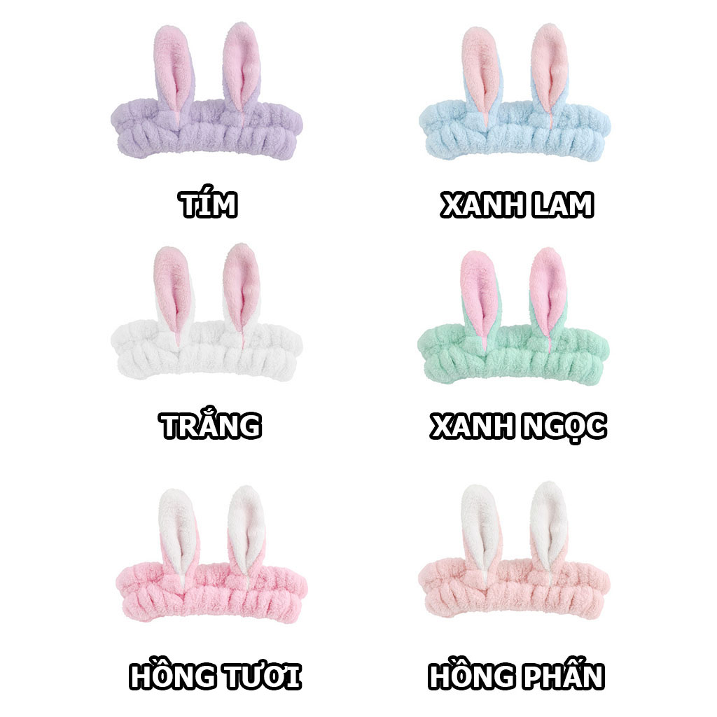 Băng đô rửa mặt Tai Thỏ xinh BD02