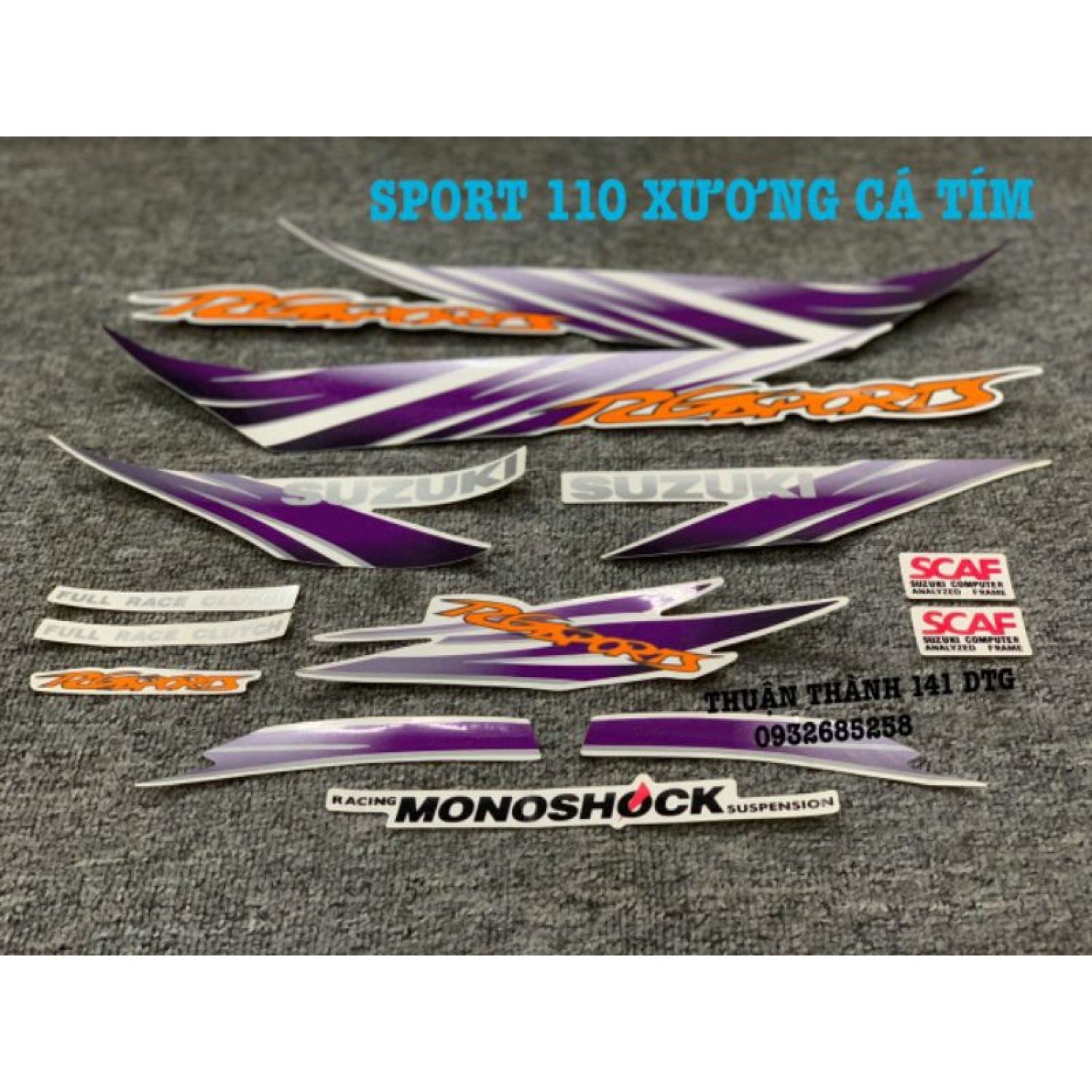 Tem sport 110 Xương Cá - Xipo