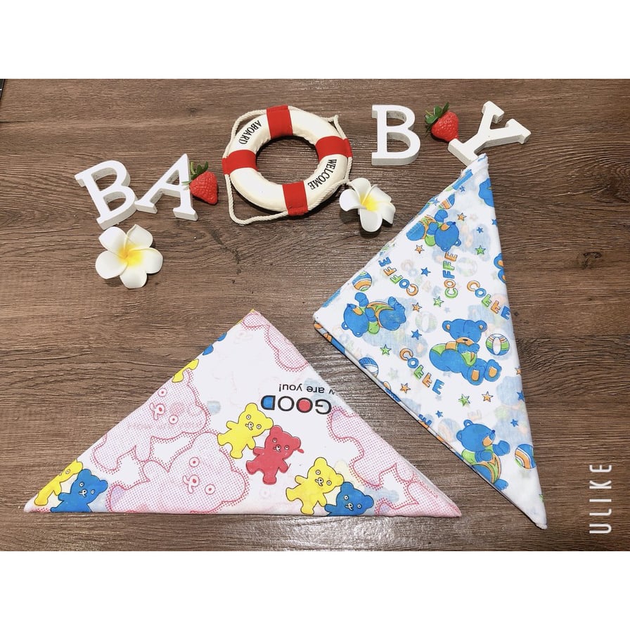 Set 10 Chiếc Tã Chéo 100% Cotton Cho Bé Sơ Sinh (hình)