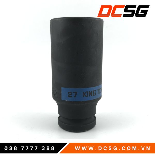 Đầu tuýp đen dài 1/2"-27mm Kingtony 443527M | DCSG