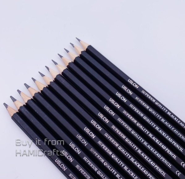 Bút chì phát thảo bộ 12 cây USLON 967 (2H-8B)