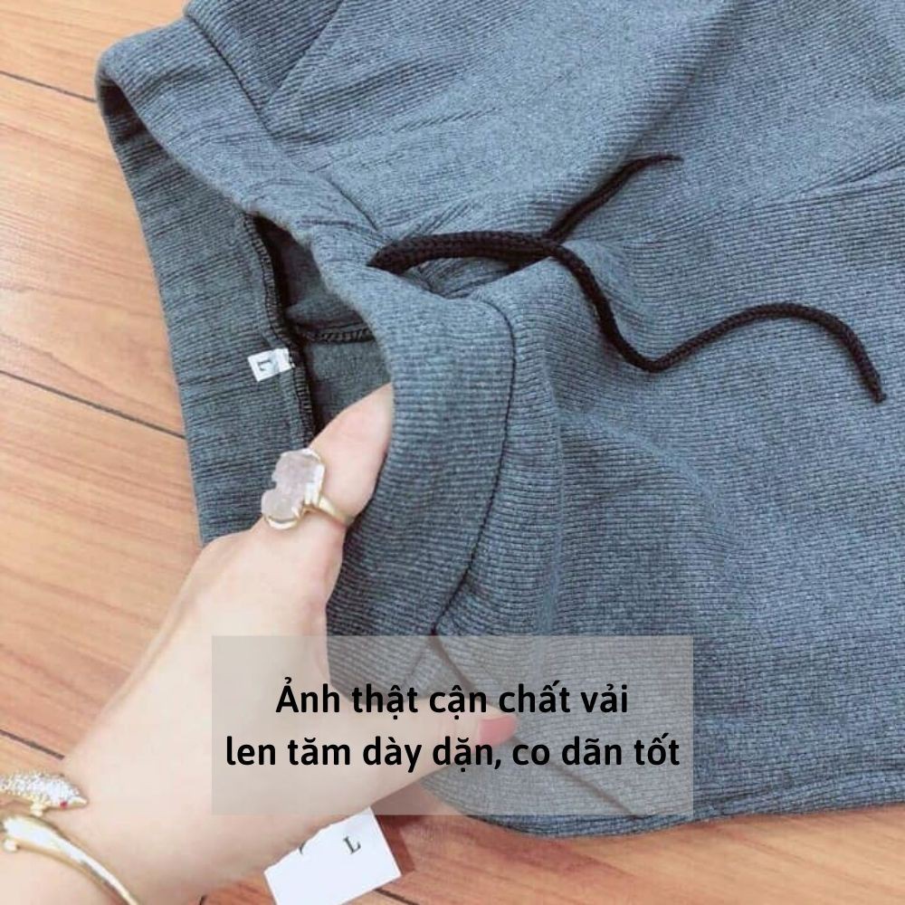 Quần Jogger gân tăm- thời trang nữ cá tính