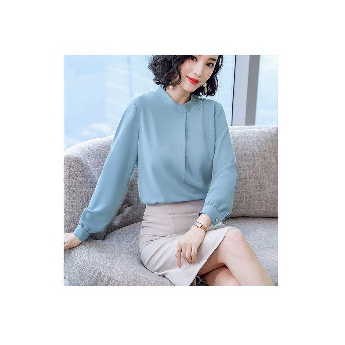[HCM]Áo Cổ Trụ Xếp Ly Nana