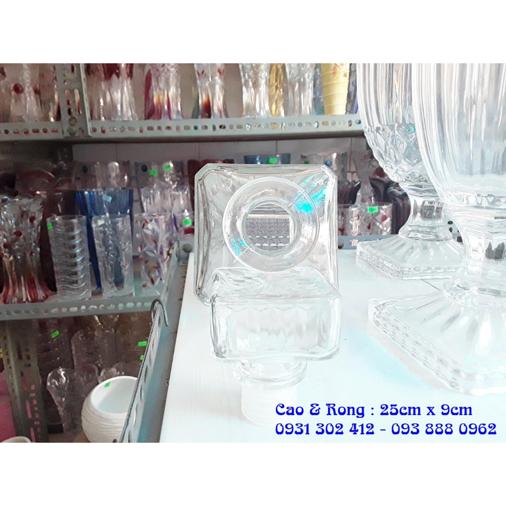[HCM](Quà tặng) Chai thủy tinh ngũ sắc 500ml ( shop chọn 1 trong 5 màu ngẫu nhiên )