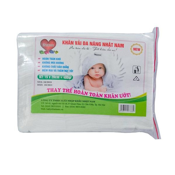 Khăn khô đa năng 200gr Nhật Nam (15*20cm)