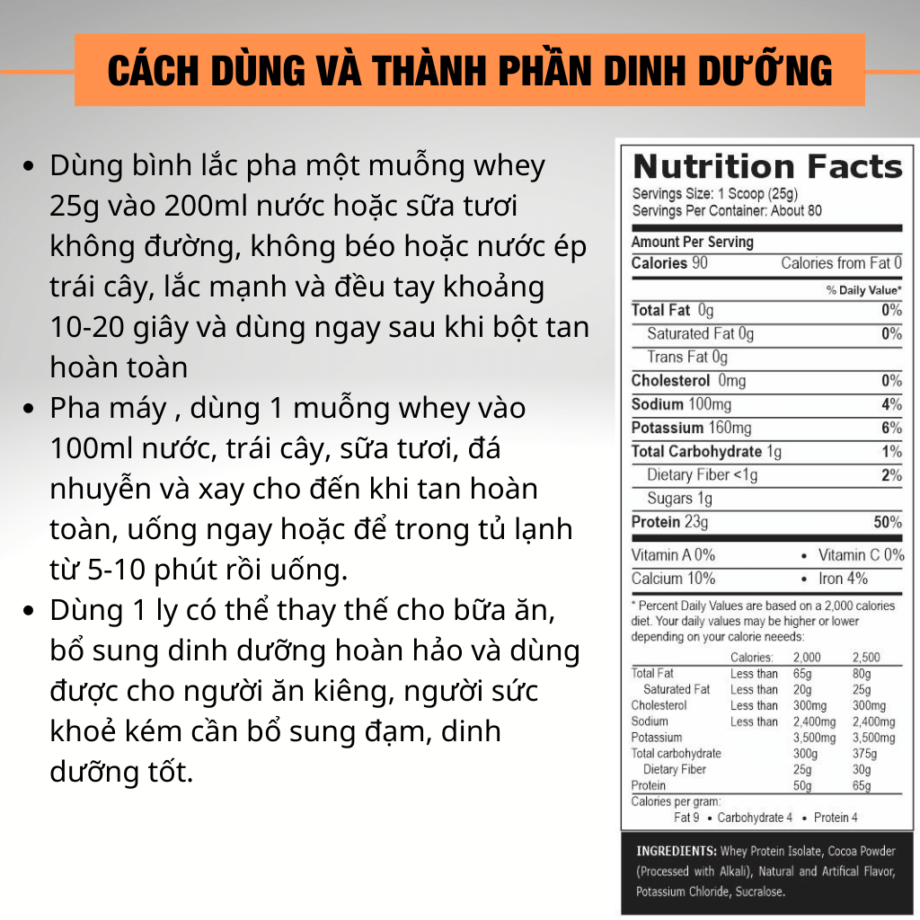 Whey Protein Isolate Muscleking 2Kg ( Tăng Cơ- Giảm Mỡ)