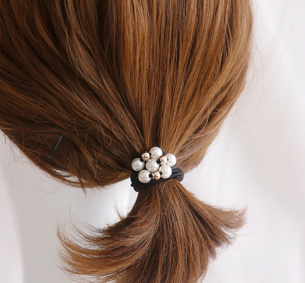 [HCM]Dây cột tóc ngọc trai Handmade