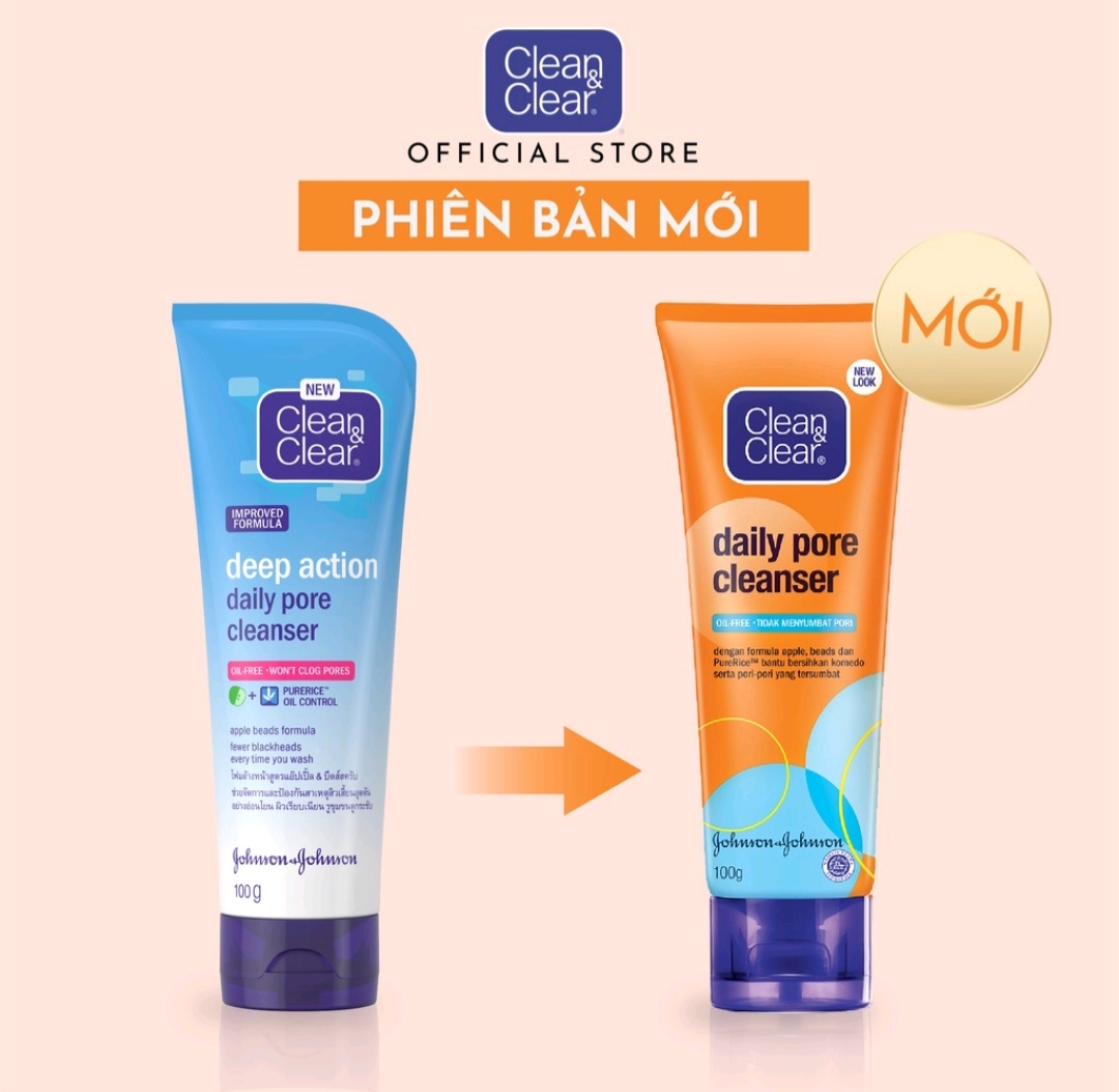 [HCM] Sữa Rửa Mặt CLEAN & CLEAR 100g
