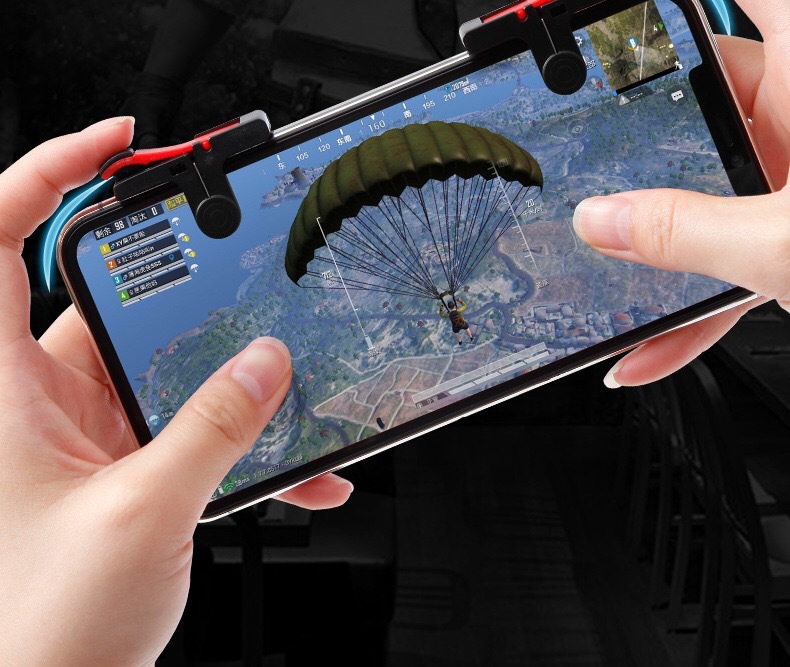 Nút bấm chơi game mobile D9 Nút bắn chơi game FF, Pubg CF mobile