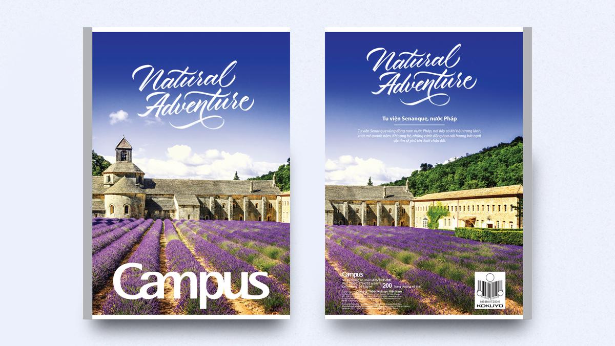 Vở KN Campus có chấm Adventure 200 trang (Lốc 5 quyển)