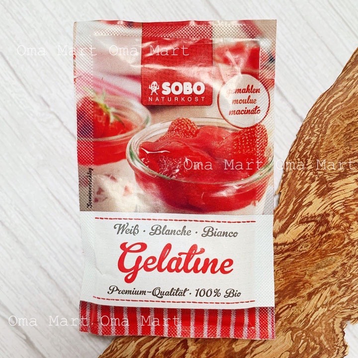 Bột Gelatine hữu cơ Sobo 9g
