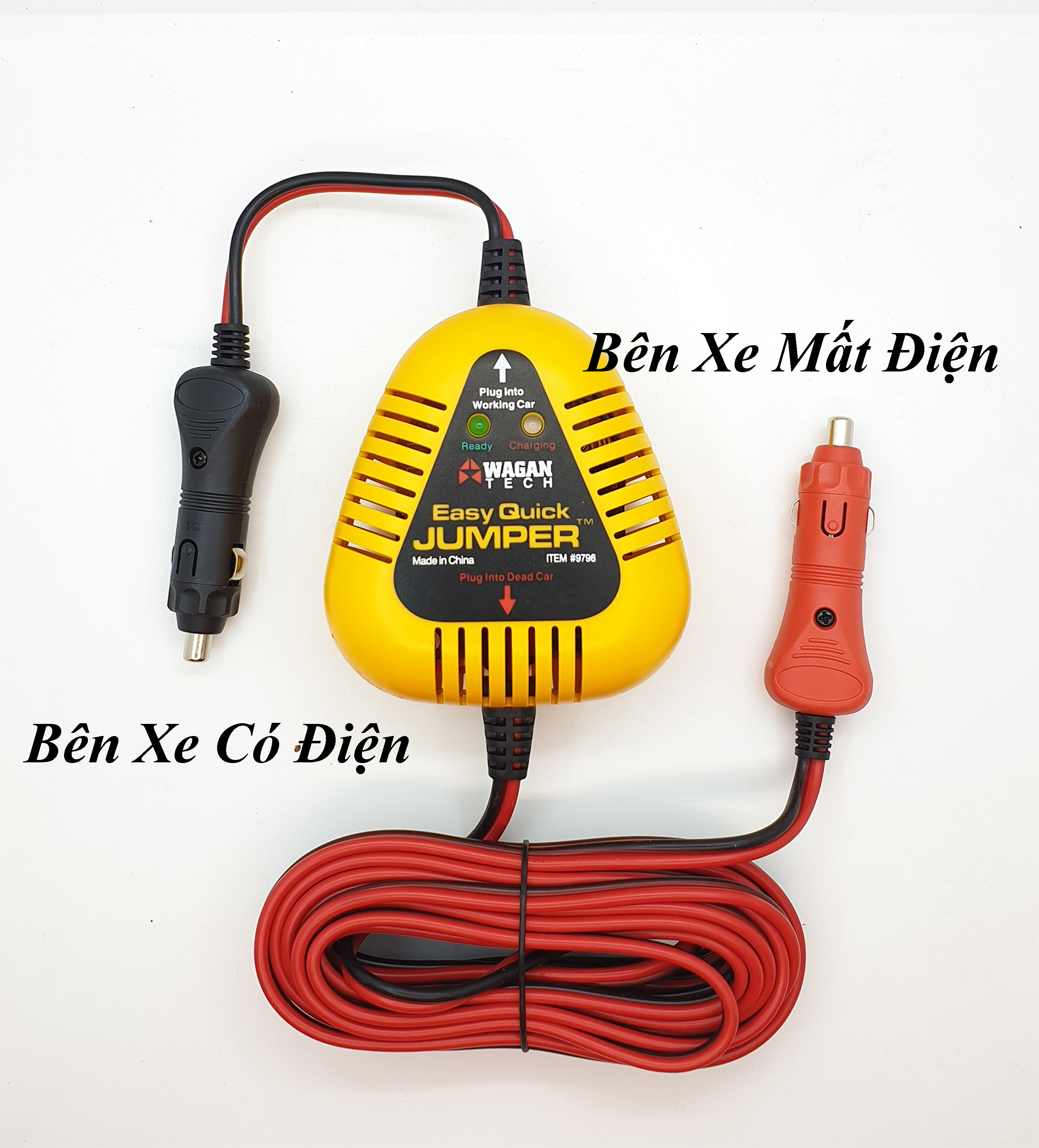Dây cứu hộ xe otô khi hết bình WAGAN