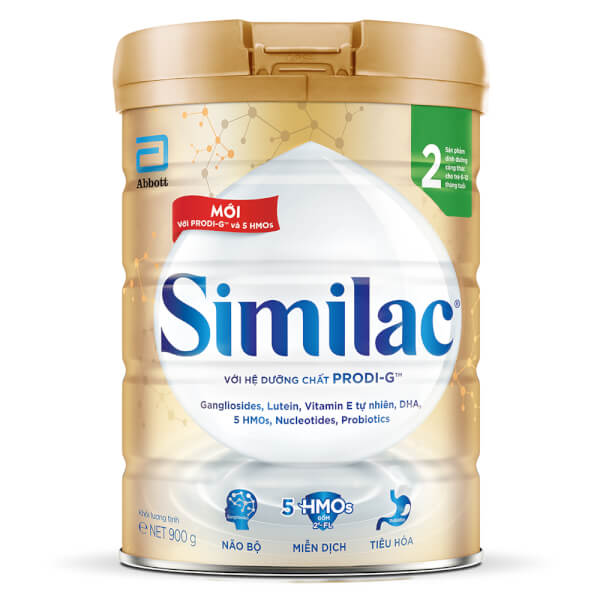 Sữa bột Similac HMO 2 Lon 900g  (bé 6-12 tháng tuổi) - HSD 02/2025