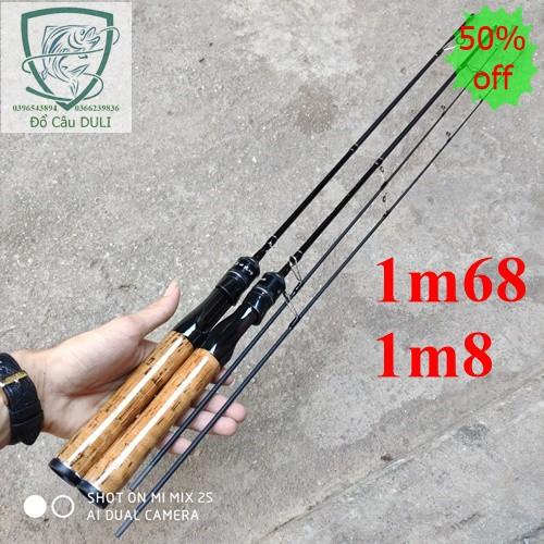 [Hàng Chuẩn] Cần Câu Lure Máy Đứng UL 1m68 1m8 Siêu Đẹp - cá giang nam. Kích thước chính xác của sản phẩm này là: 1m68