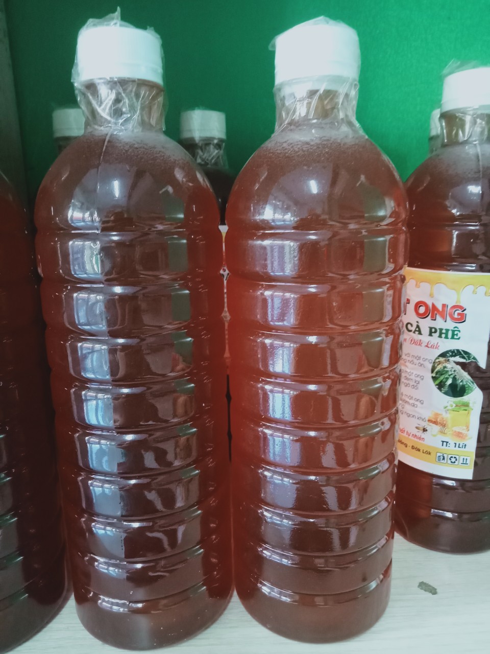Mật ong rừng hoa cà phê Daklak 1lít hàng chuẩn