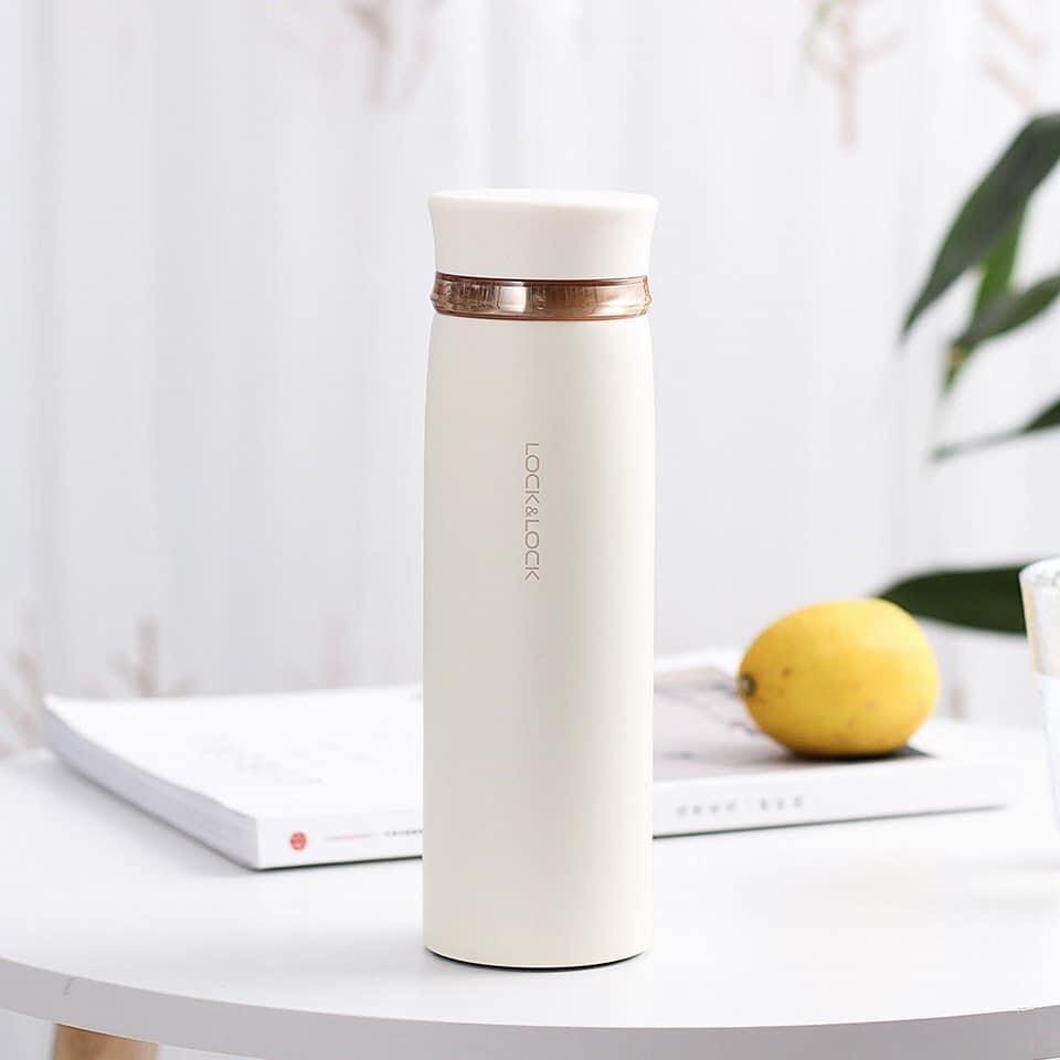 Bình Giữ Nhiệt Lock&Lock Feather Light 450ml LHC4131IVY/PIK