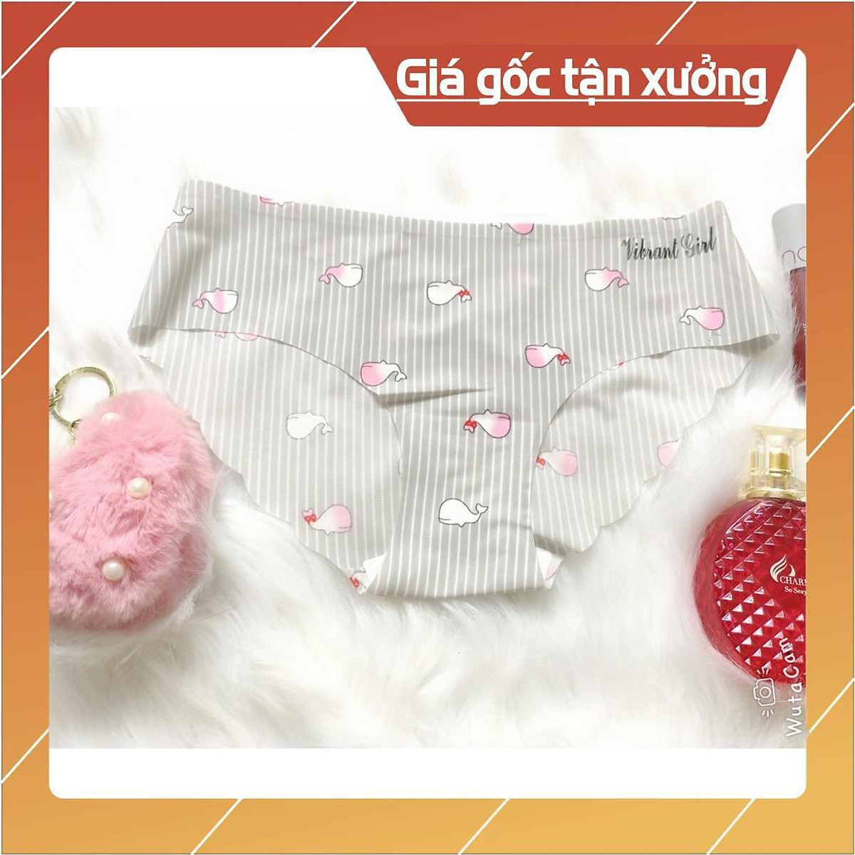 Combo 10 Quần Lót Su Trơn Hoạt Hình 015 (Giao Màu Ngẫu Nhiên)