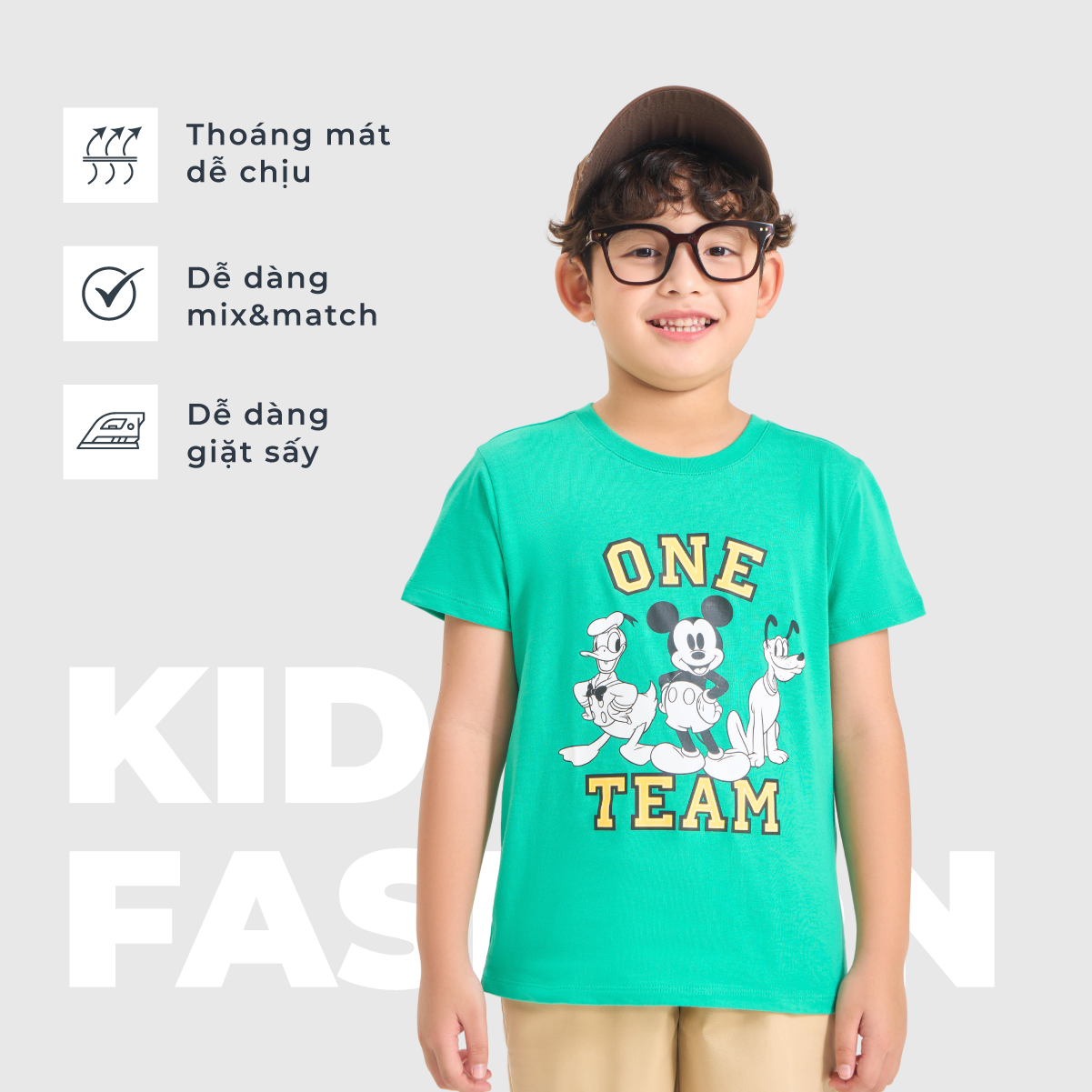 [CHỈ 5.11 VOUCHER TỚI 500K] Áo phông bé trai CANIFA in Mickey 2TS24S010