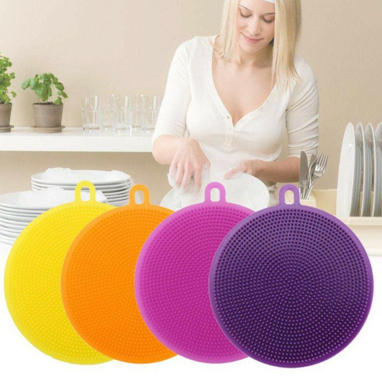 MIẾNG RỬA CHÉN-BÁT SILLICON ĐA NĂNG