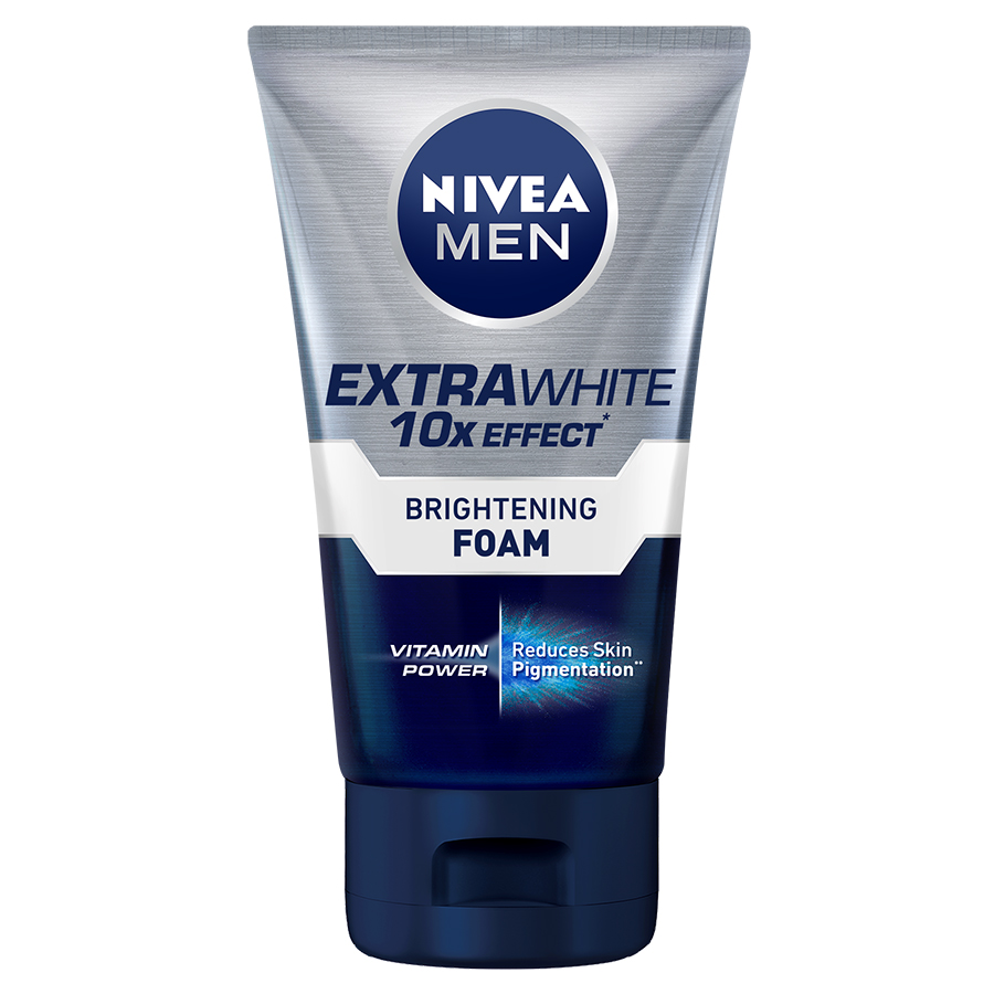 Bộ 2 Sữa Rửa Nivea Men Extra White Sáng Da (100g/tuýp)