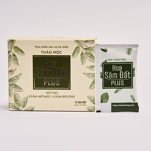 [HCM]Trà hoa sâm đất plus mẫu mới dạng viên hộp 30 viên