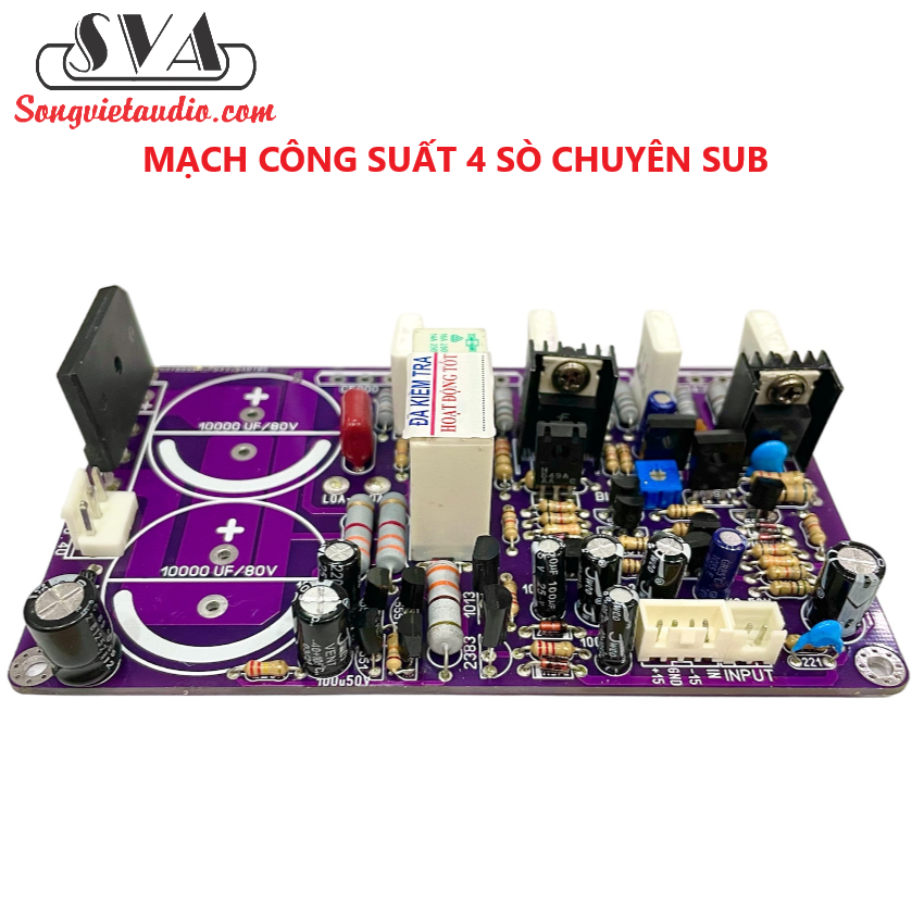 MẠCH CÔNG SUẤT 4 SÒ LIỀN NGUỒN ĐA NĂNG (1 KÊNH) - 1 MẠCH