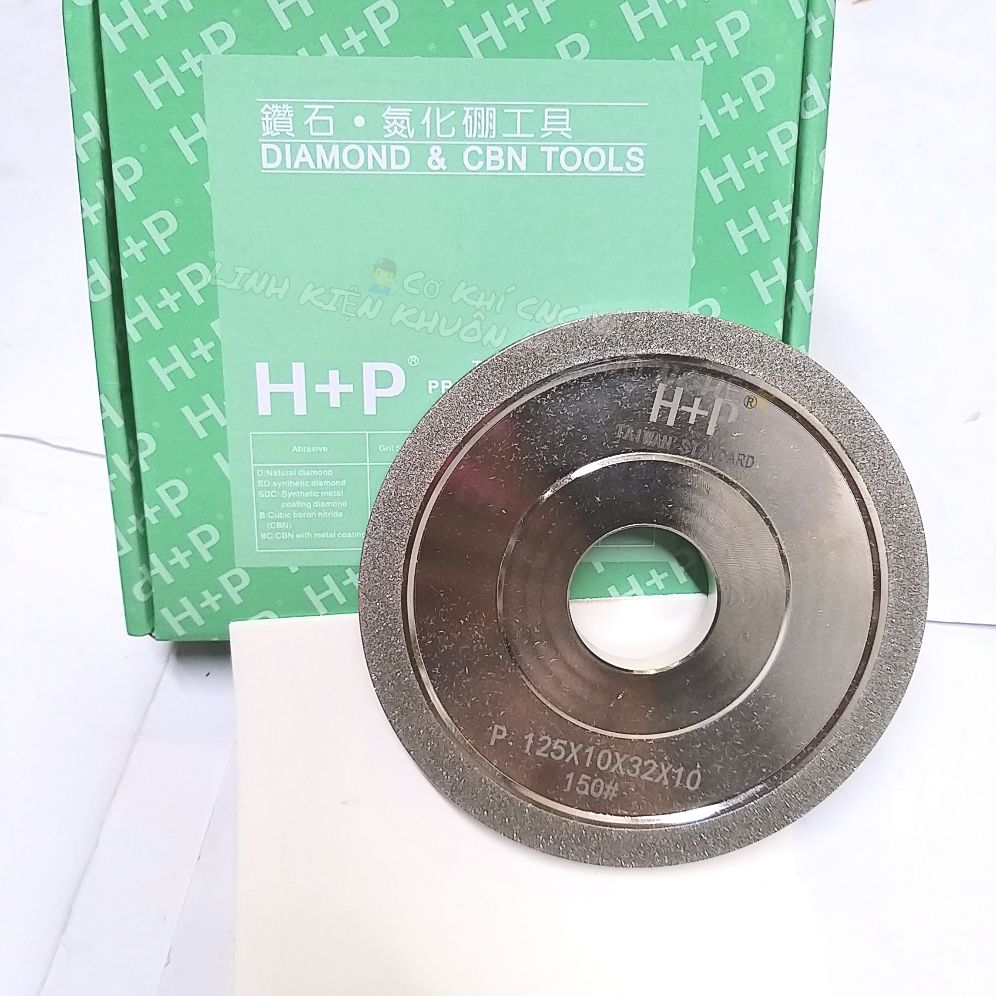 [HCM]Đá Mài Hộp Kim Cao Cấp H+P 125x10 #150 (Bạc)