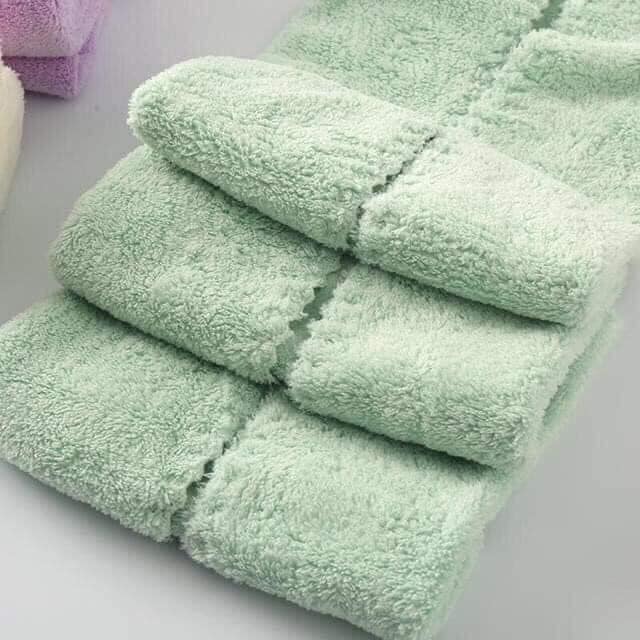 Combo 10 Khăn Mặt Xuất Hàn Quốc 100% Cotton 35*50cm (khan mat han quoc)