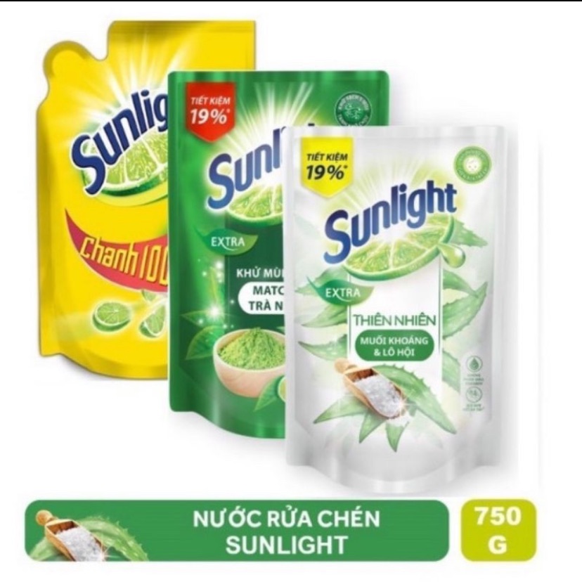 [HCM]Nước Rửa Chén Sunlight Thiên Nhiên dạng chai 750ml