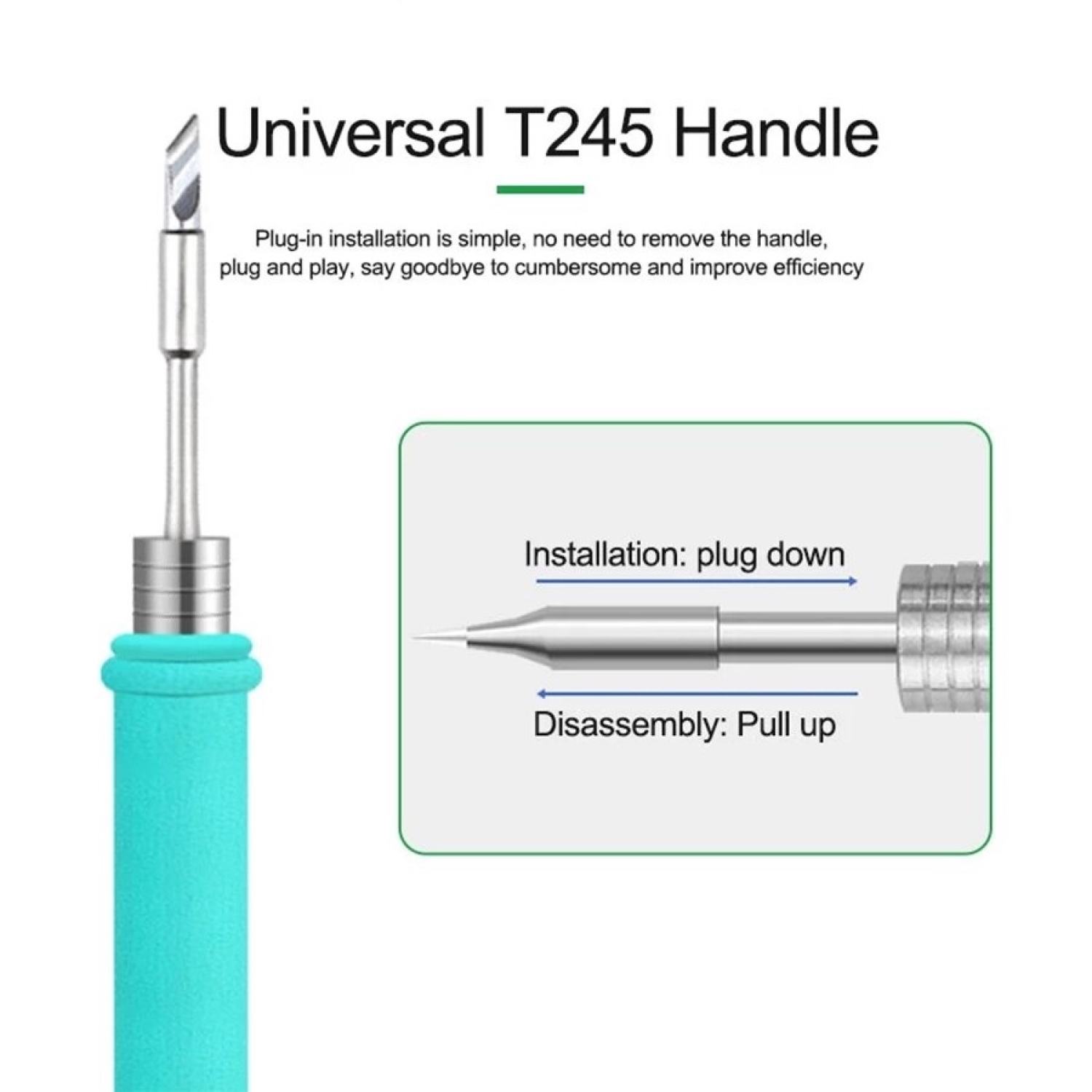 Mũi hàn T245/ C245 RL-T245 (tương ứng mũi các máy T12-11, UD-1200, T3A, Aifen A9,...)