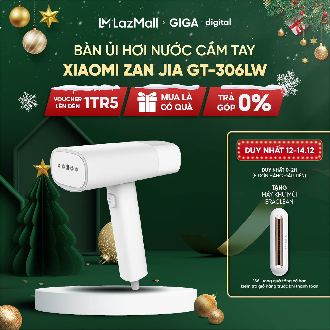 Bàn ủi hơi nước cầm tay Xiaomi  Zan Jia GT-306LW