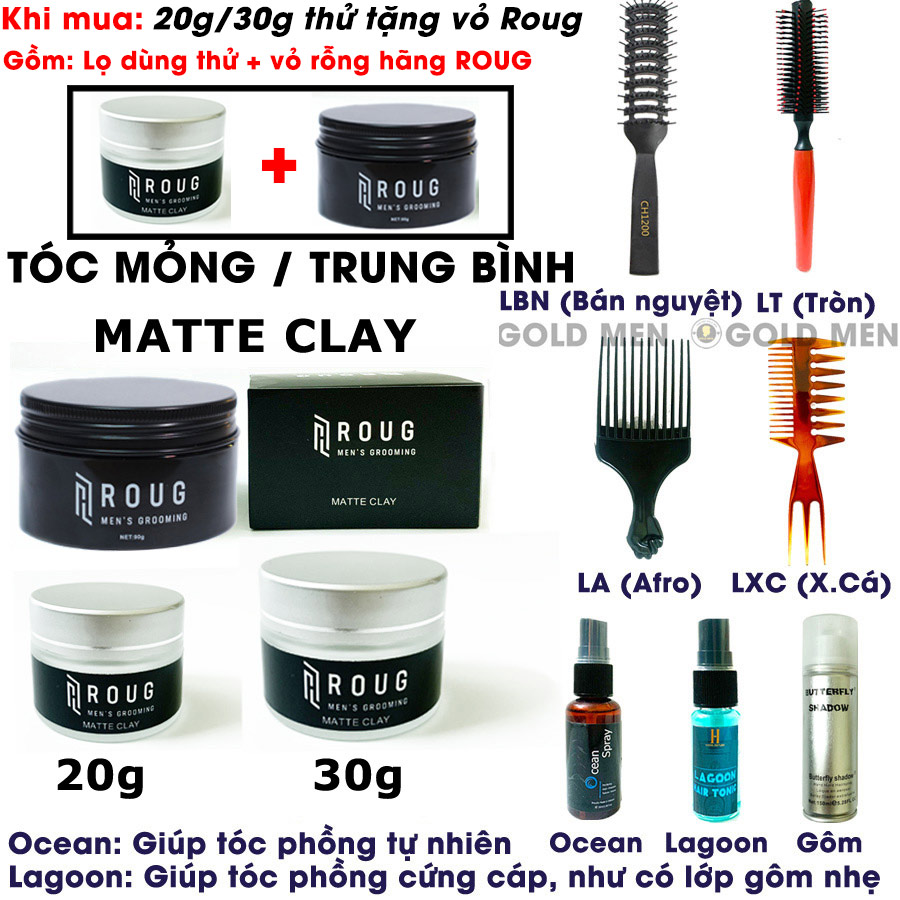 Roug Matt Clay Hair Wax - Matte Clay
