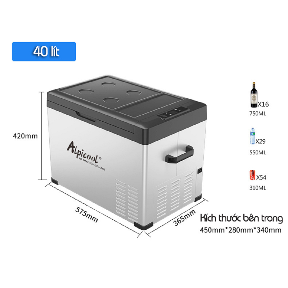 Tủ lạnh mini alpicool c9/c25/c30/c40/c50/c75 dành cho ô tô