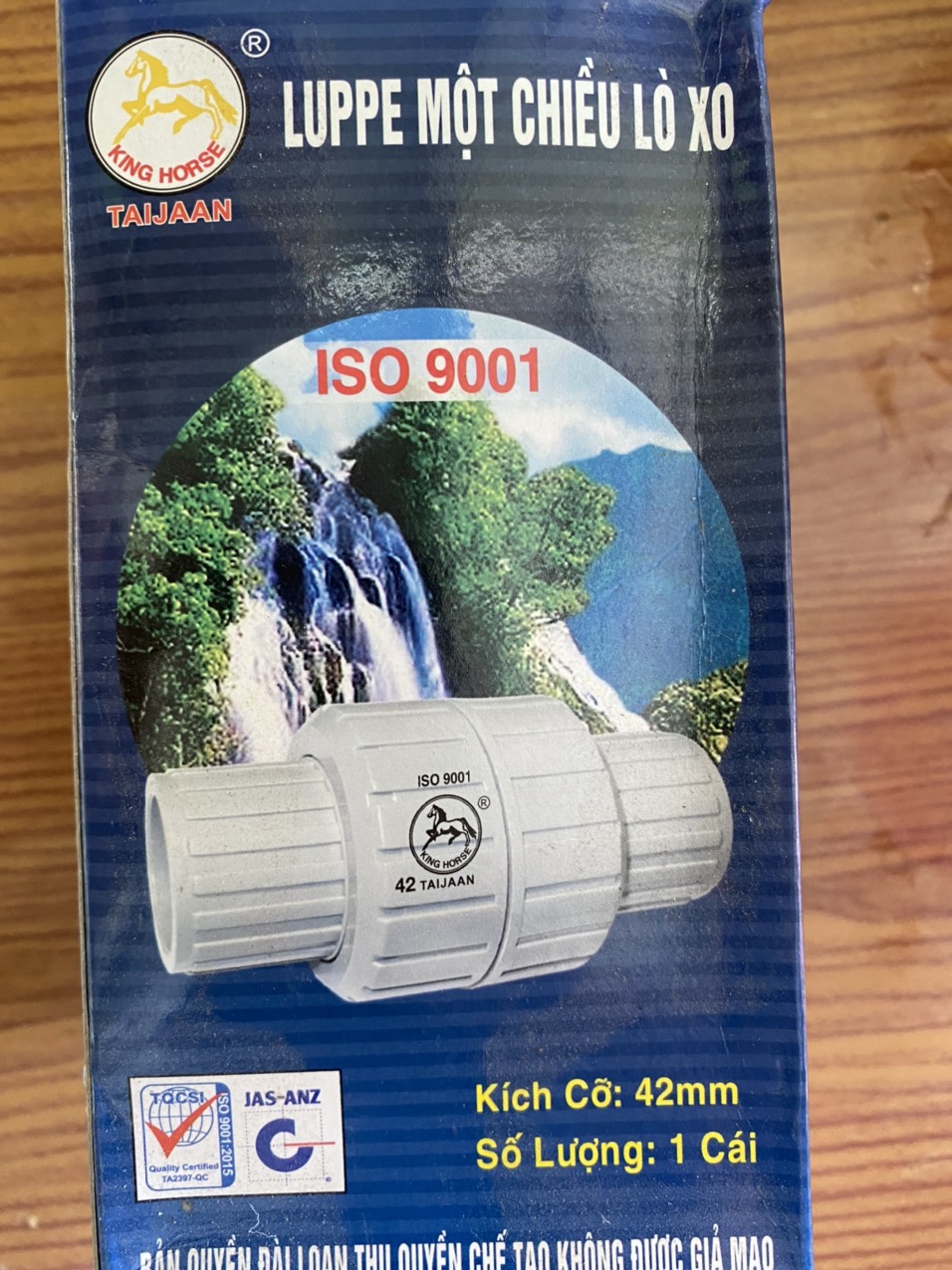 Luppe bơm 1 chiều, van 1 chiều lò xo taijaan phi 21, phi 27, phi 34, phi 42