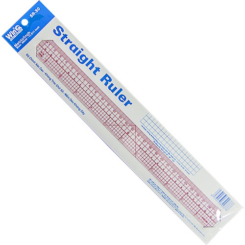 Thước thẳng 30cm, straight ruler sr-30-dụng cụ vẽ tâm tâm