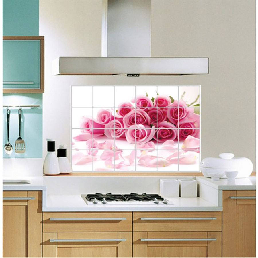 Giấy Dán Tường Chịu Nhiệt cỡ 60cm x100cm.