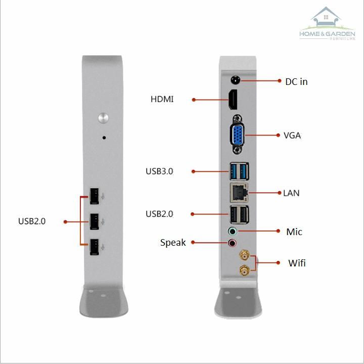 Home and Garden - PC MINI BOX INTEL I3 Ram 4G, SSD 120Gb model 2019