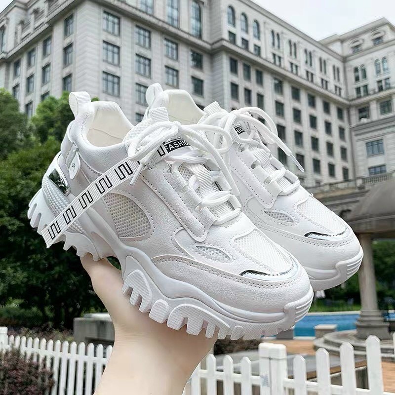giày thể thao sneaker posrt nữ kiểu dáng hàn quốc hót 2021