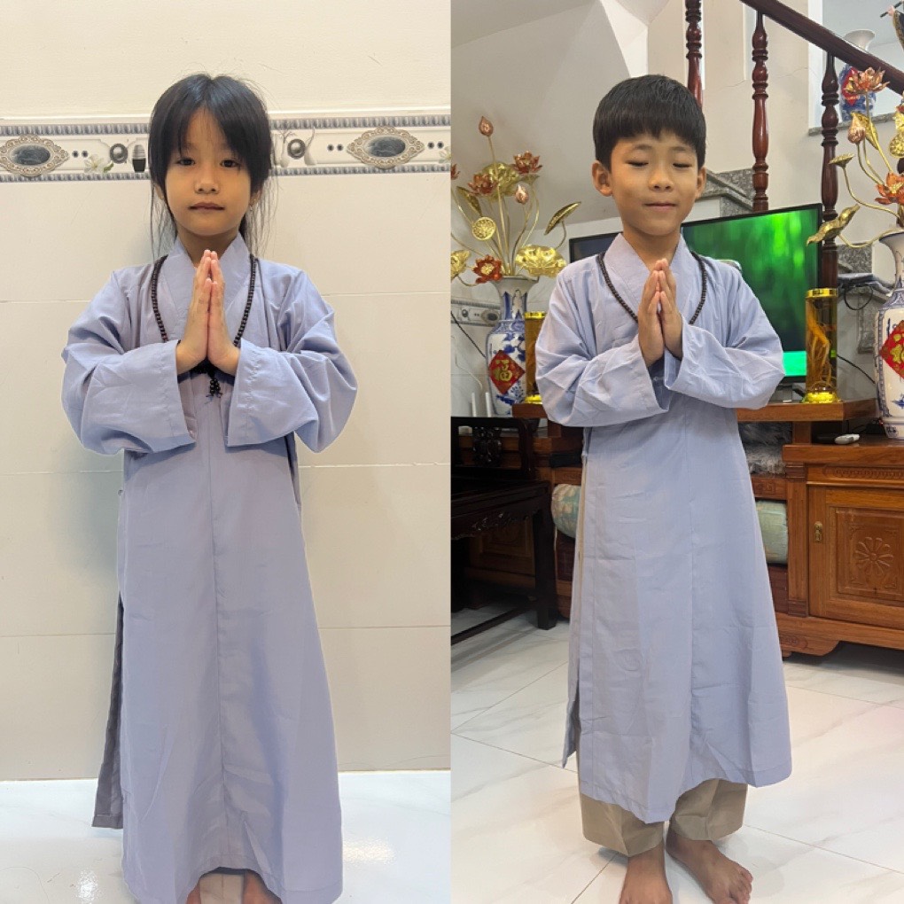 áo tràng vải kate mỏng - dành cho bé