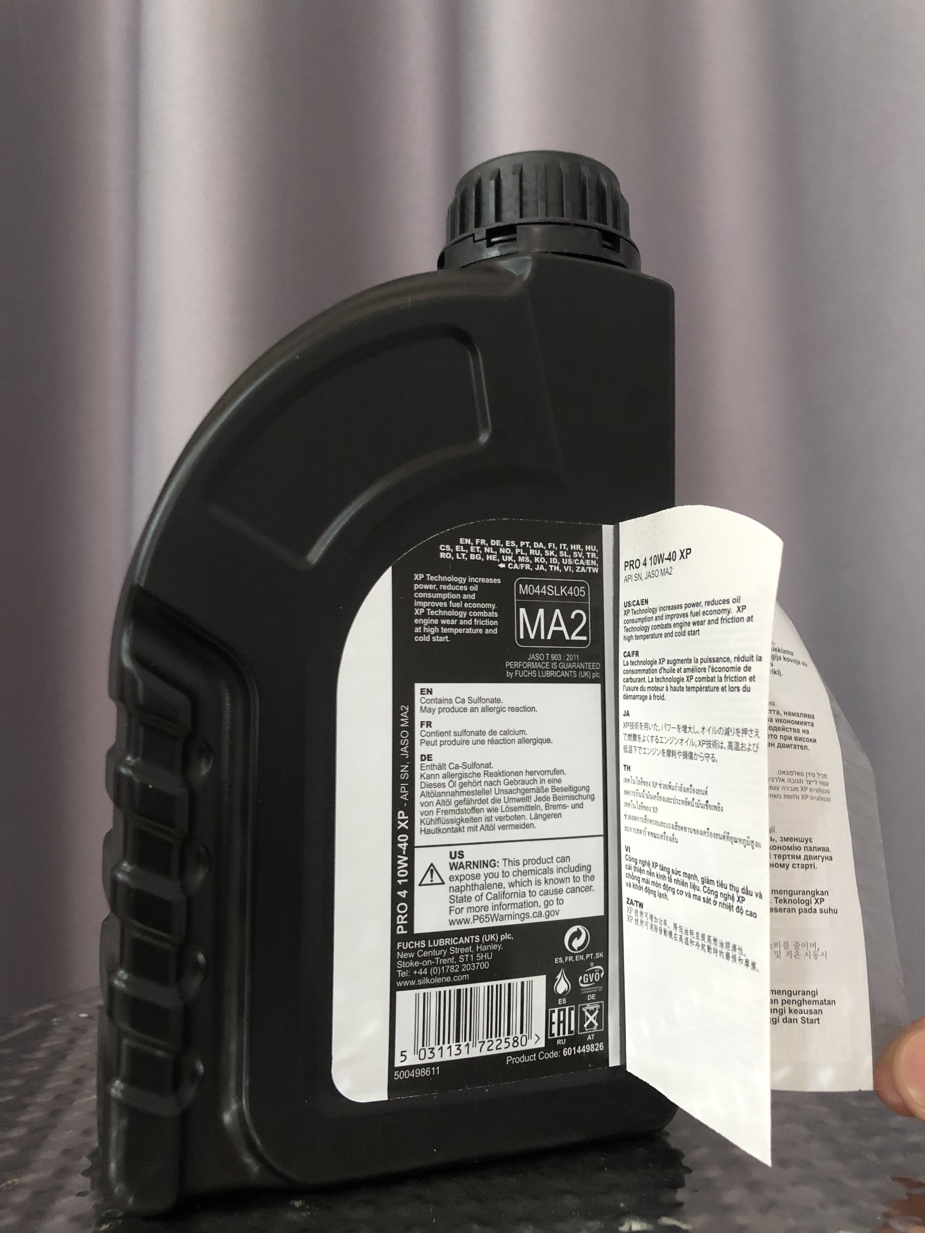 1L4 Nhớt FUCHS SILKOLENE PRO 4 10W40 XP ( 1 Lít+400ml )