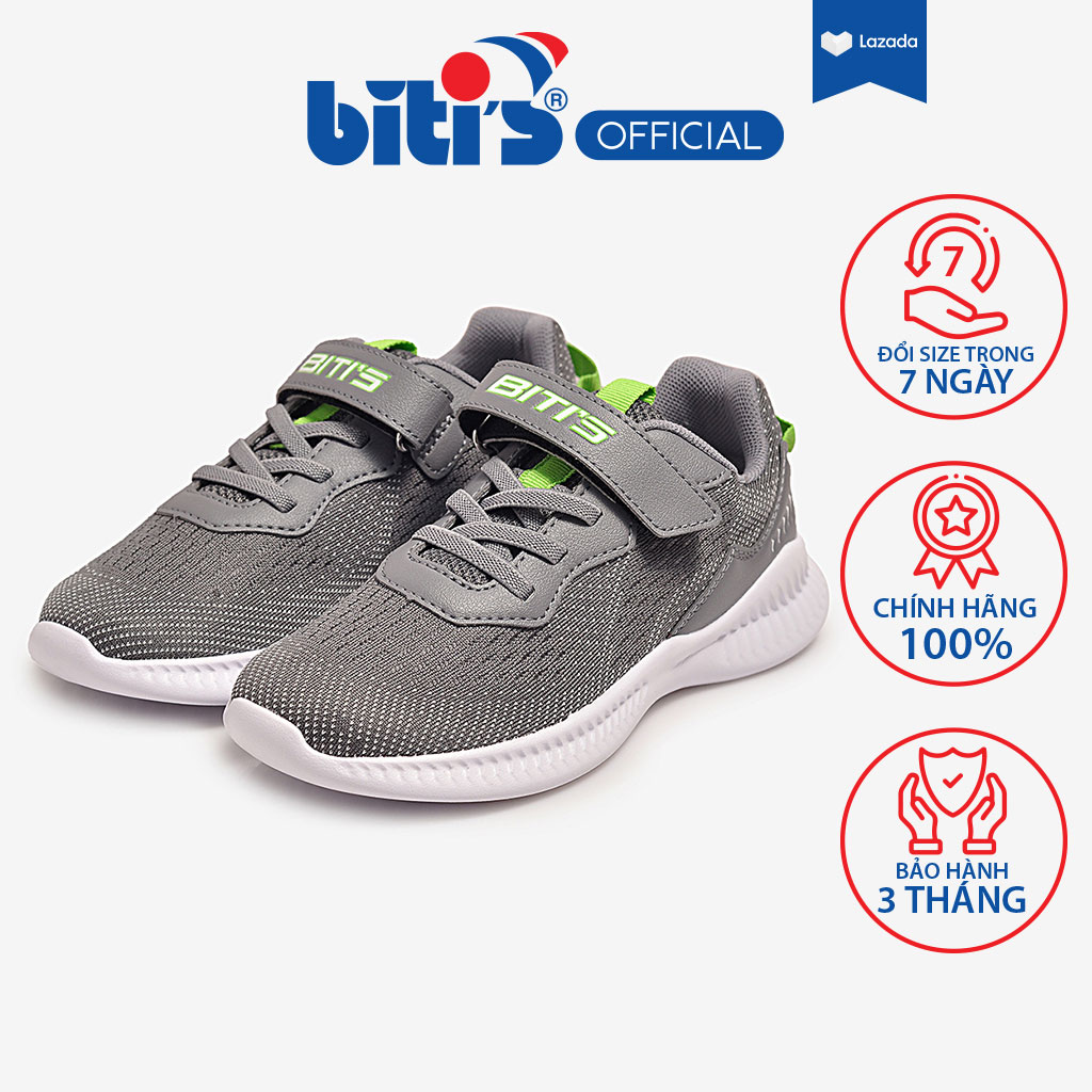 Giày thể thao bé trai biti's bsb002600xam