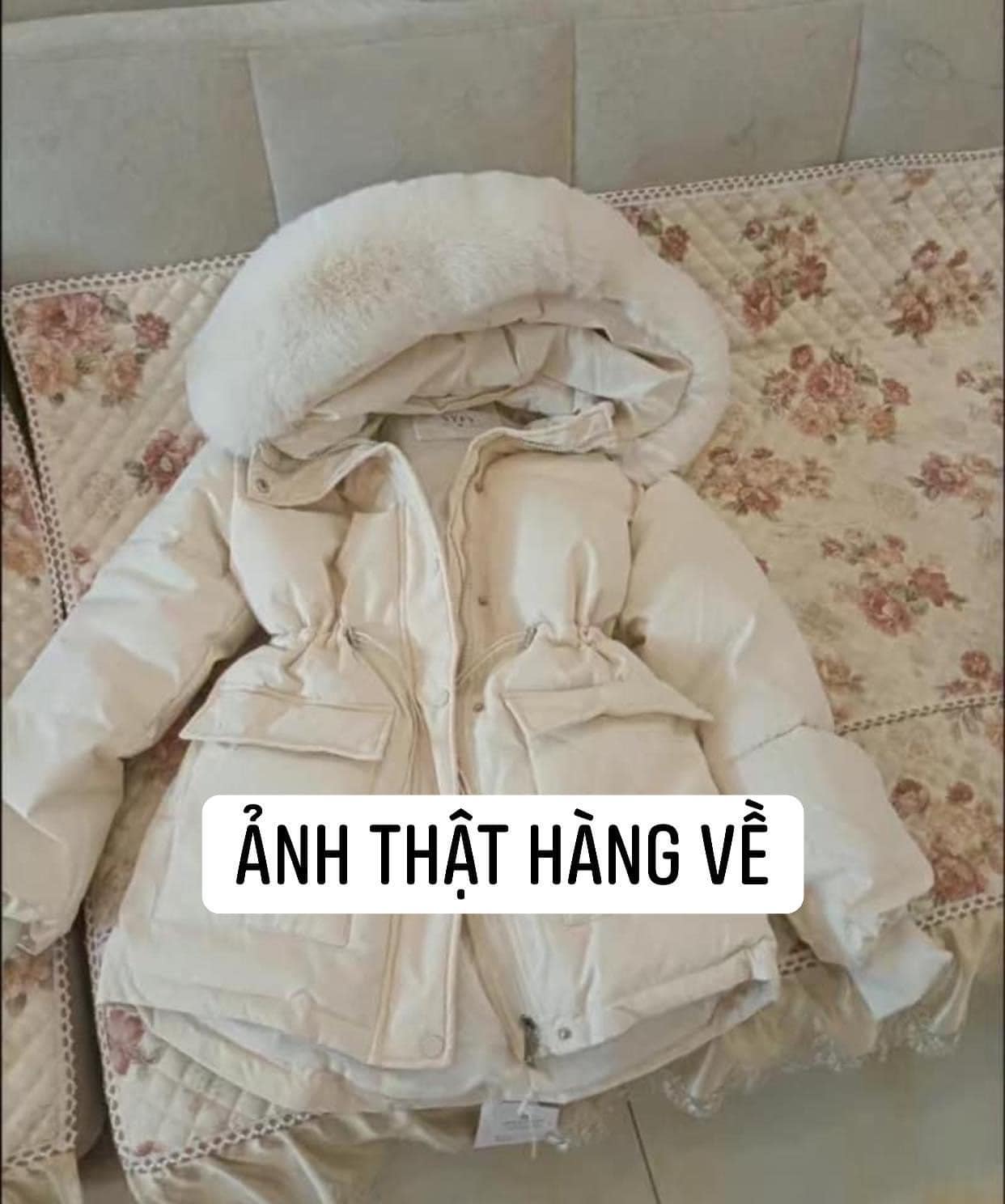 ÁO PHAO LÔNG THỎ