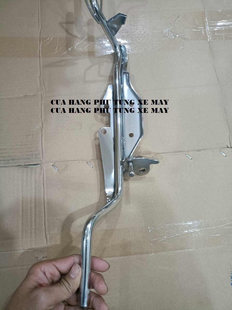 Gác máy xe Sirius inox 304