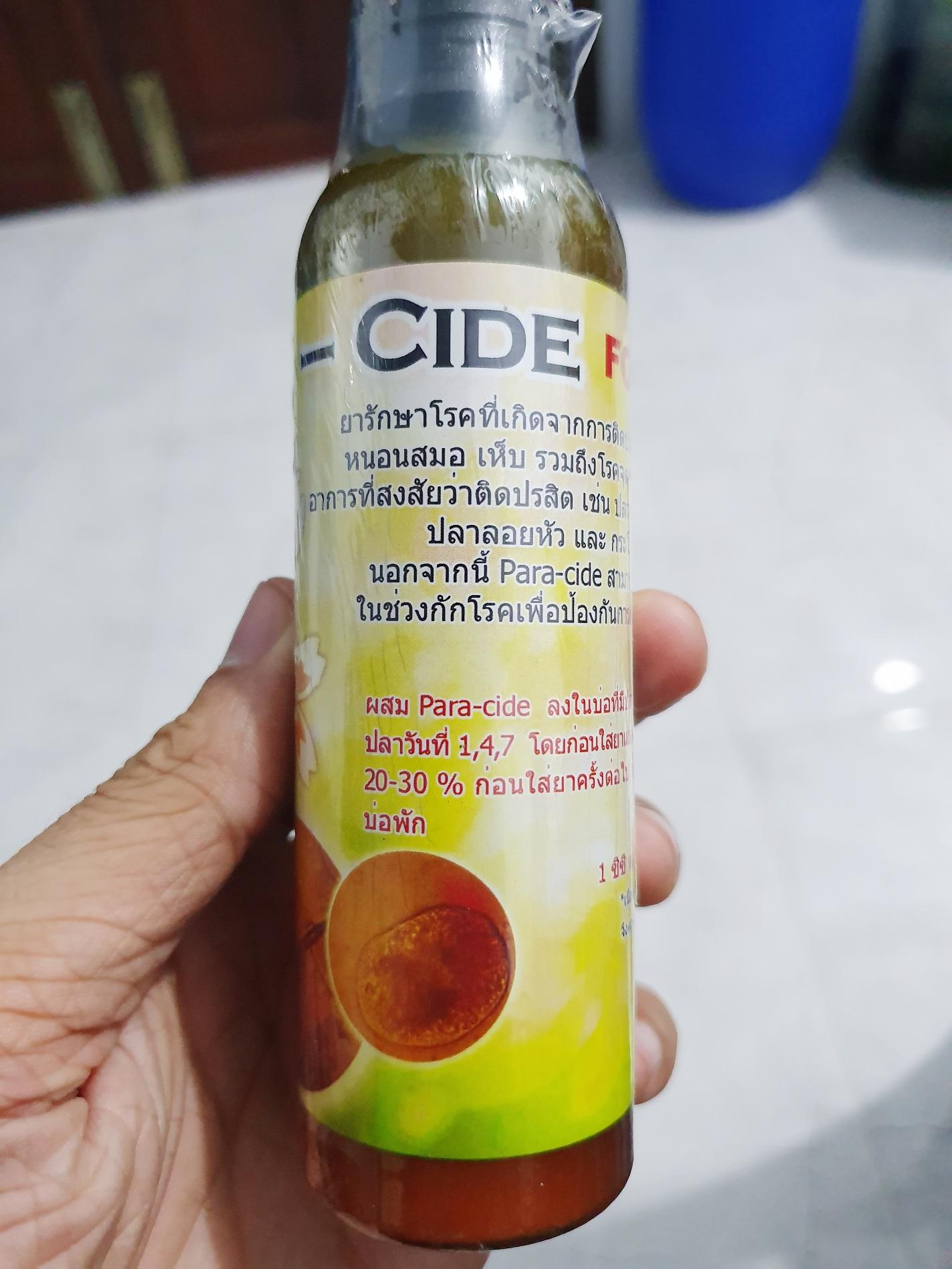 "Hoàn tiền đến 10%" CZ18 PARACIDE CHUYÊN KÝ SINH TRÙNG CHO CÁ CẢNH 100ML