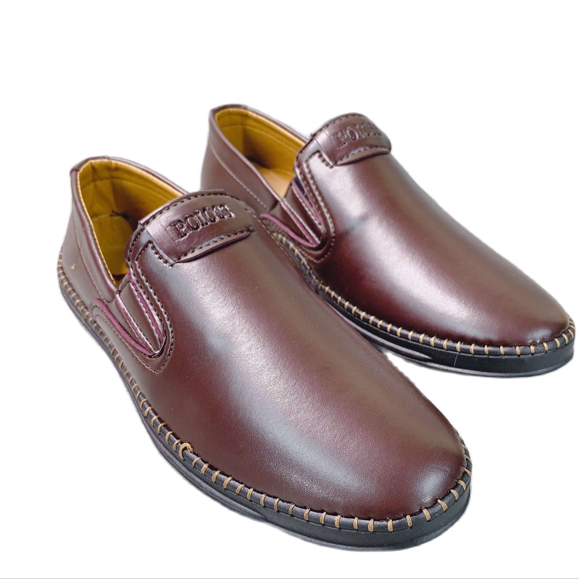 Giầy Mọi Nam AROTI Dáng Giày Tây Lười Cao 2cm Màu Đen-Đủ size Hợp Cho Mọi Lứa Tuổi M587- Giày Lười Nam AROTI