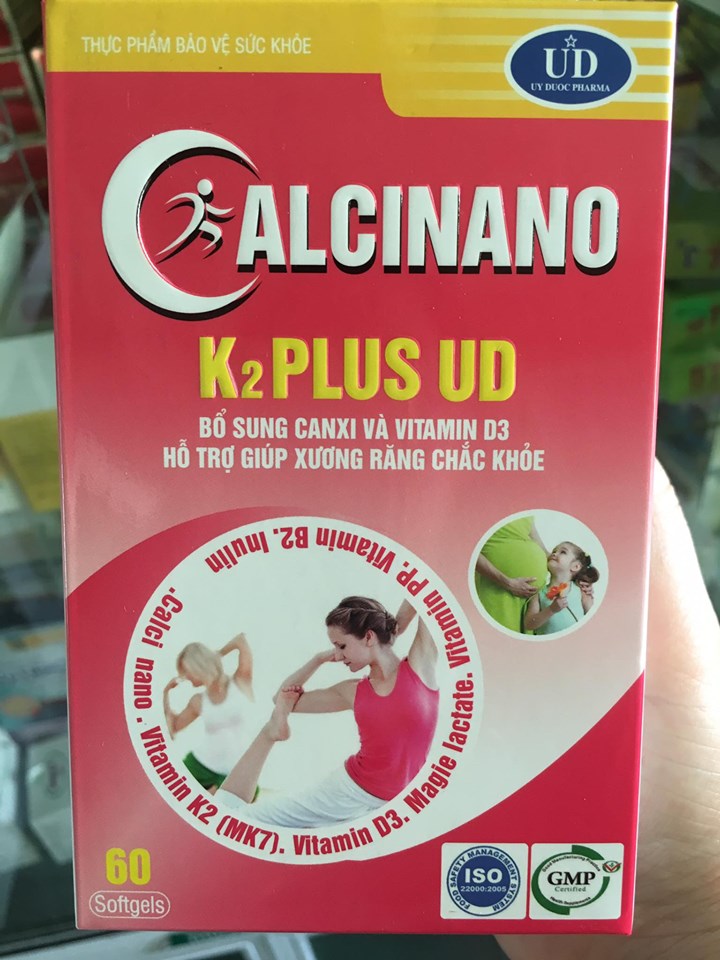 CALCINANO K2 PLUS - BỔ SUNG CALCI CHẮC KHỎE XƯƠNG