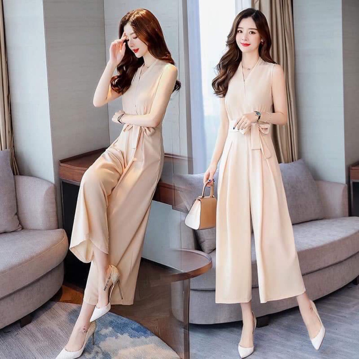 Jum lửng thắt nơ eo sang trọng