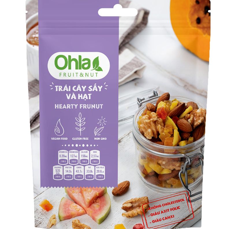 Trái Cây sấy & Hạt Hearty Frunut - 100g