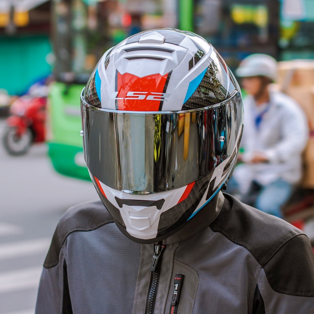 [TẶNG PINLOCK] Mũ Bảo Hiểm Fullface LS2 FF800 STORM RACER – 2 Kính