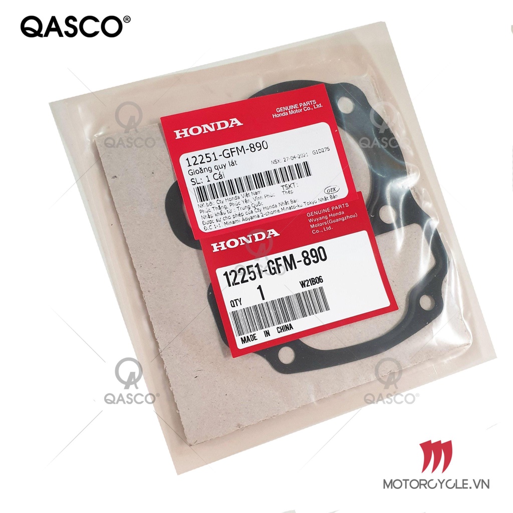 Gioăng quylát HONDA LEAD 110 (12251GFM890) QASCO